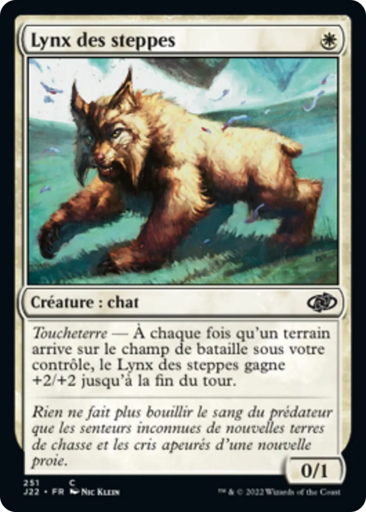 Lynx des steppes — Jumpstart 2022 — Magic: The Gathering