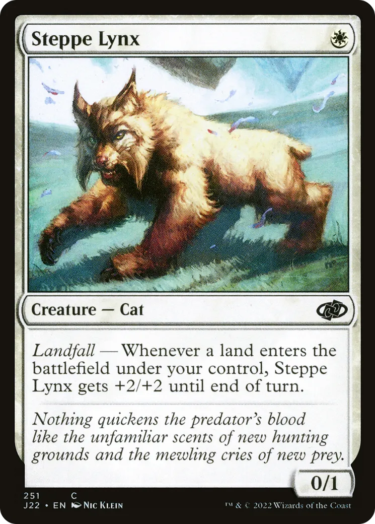 Steppe Lynx — Jumpstart 2022 — Magic: The Gathering