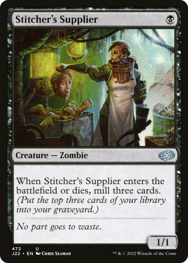 Stitcher's Supplier — Jumpstart 2022 — Magic: The Gathering