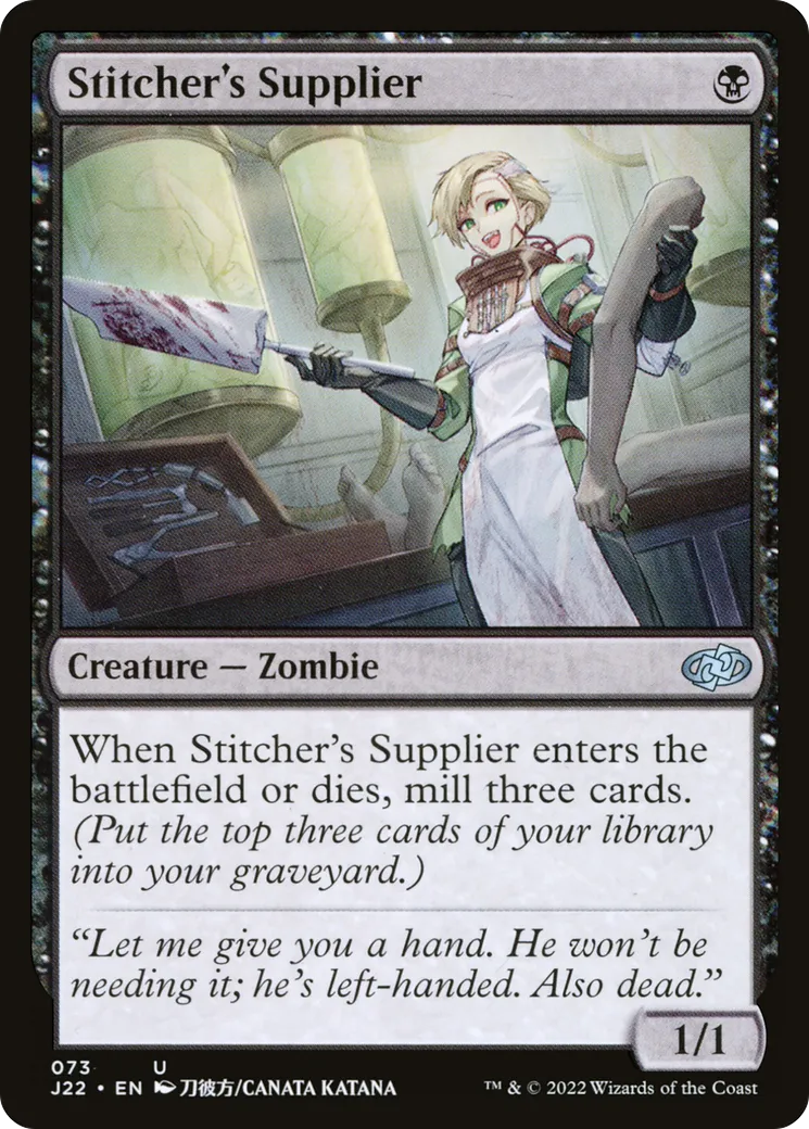 Stitcher's Supplier — Jumpstart 2022 — Magic: The Gathering