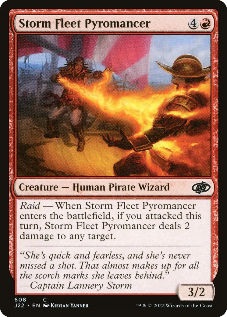Storm Fleet Pyromancer — Jumpstart 2022 — Magic: The Gathering