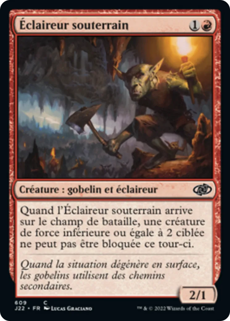 Éclaireur souterrain — Jumpstart 2022 — Magic: The Gathering