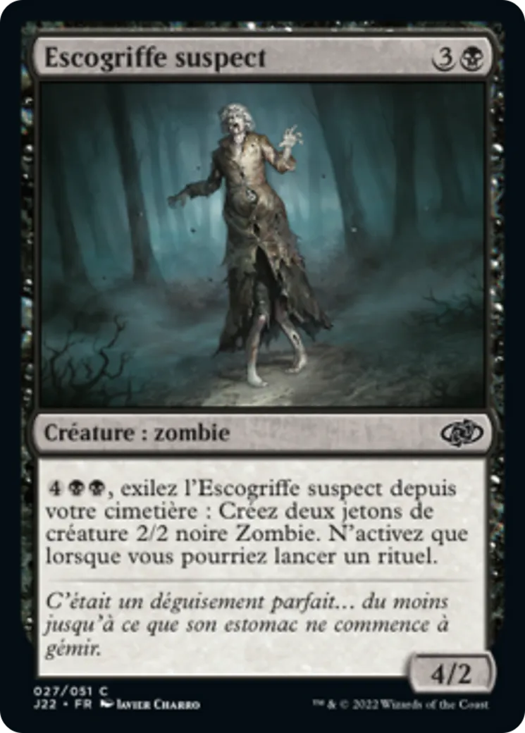 Escogriffe suspect — Jumpstart 2022 — Magic: The Gathering