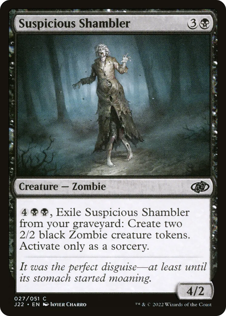Suspicious Shambler — Jumpstart 2022 — Magic: The Gathering