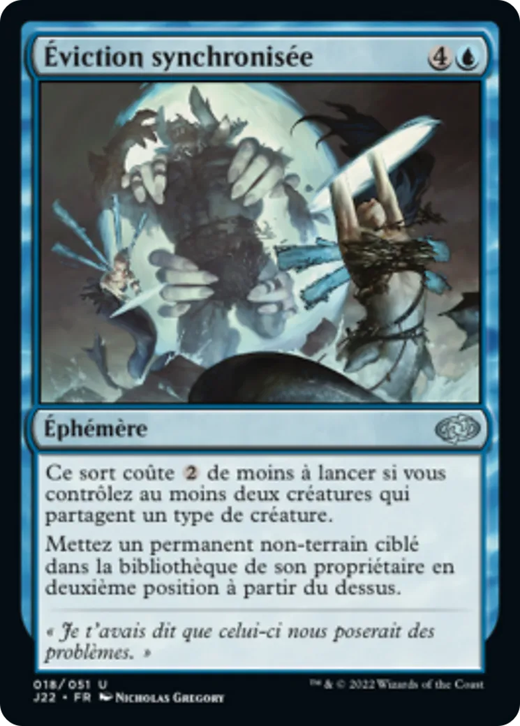 Éviction synchronisée — Jumpstart 2022 — Magic: The Gathering