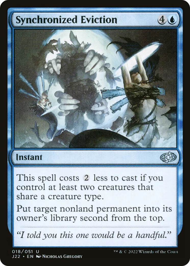Synchronized Eviction — Jumpstart 2022 — Magic: The Gathering