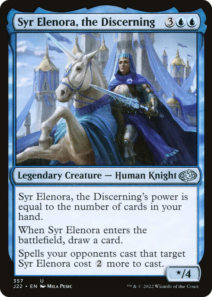 Syr Elenora, the Discerning — Jumpstart 2022 — Magic: The Gathering