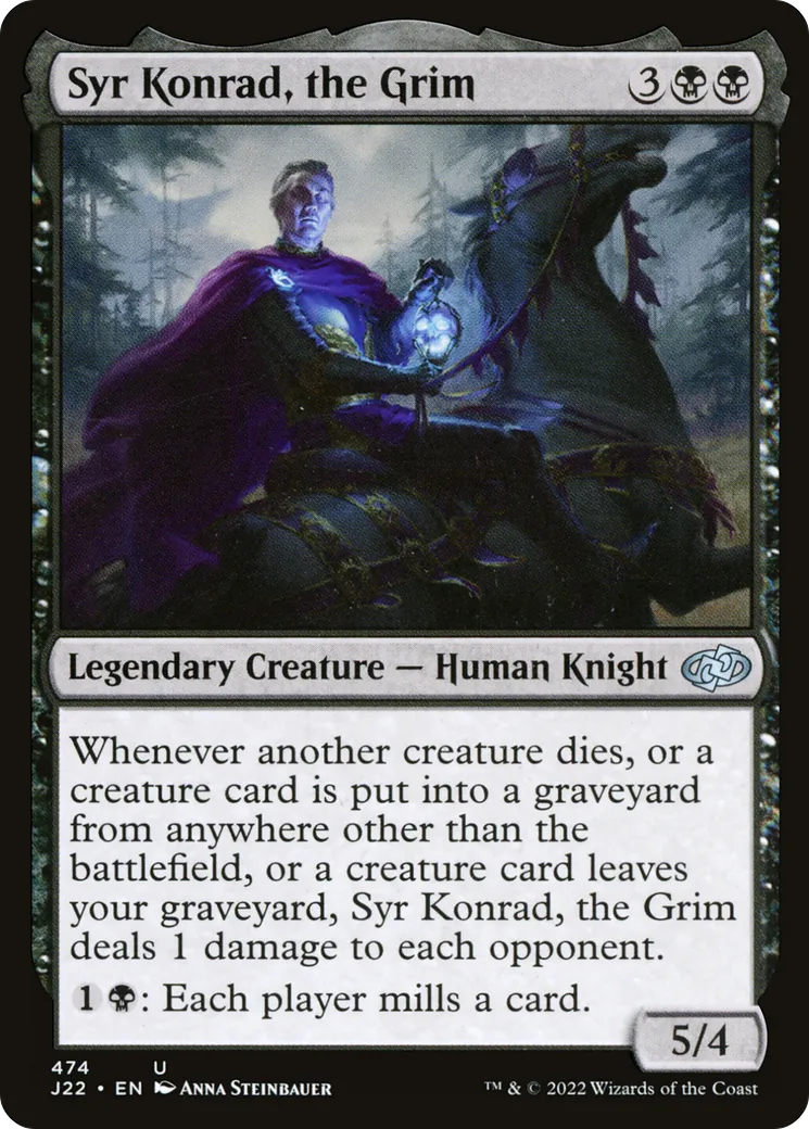 Syr Konrad, the Grim — Jumpstart 2022 — Magic: The Gathering