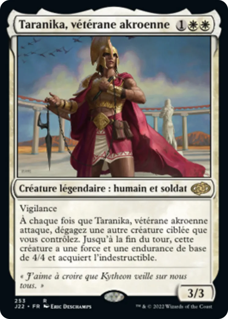 Taranika, vétérane akroenne — Jumpstart 2022 — Magic: The Gathering