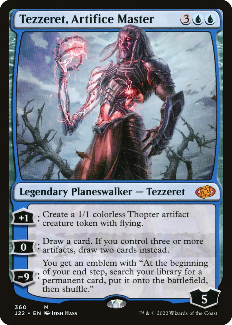 Tezzeret, Artifice Master — Jumpstart 2022 — Magic: The Gathering