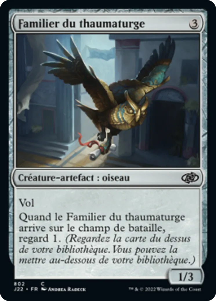 Familier du thaumaturge — Jumpstart 2022 — Magic: The Gathering