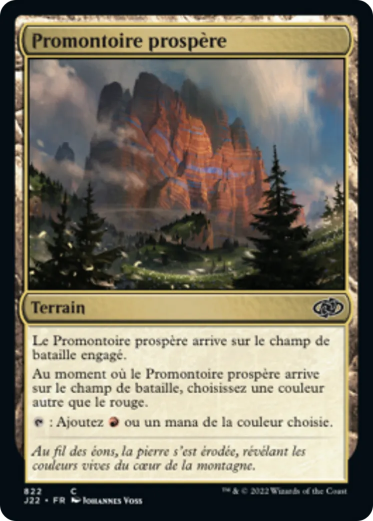 Promontoire prospère — Jumpstart 2022 — Magic: The Gathering