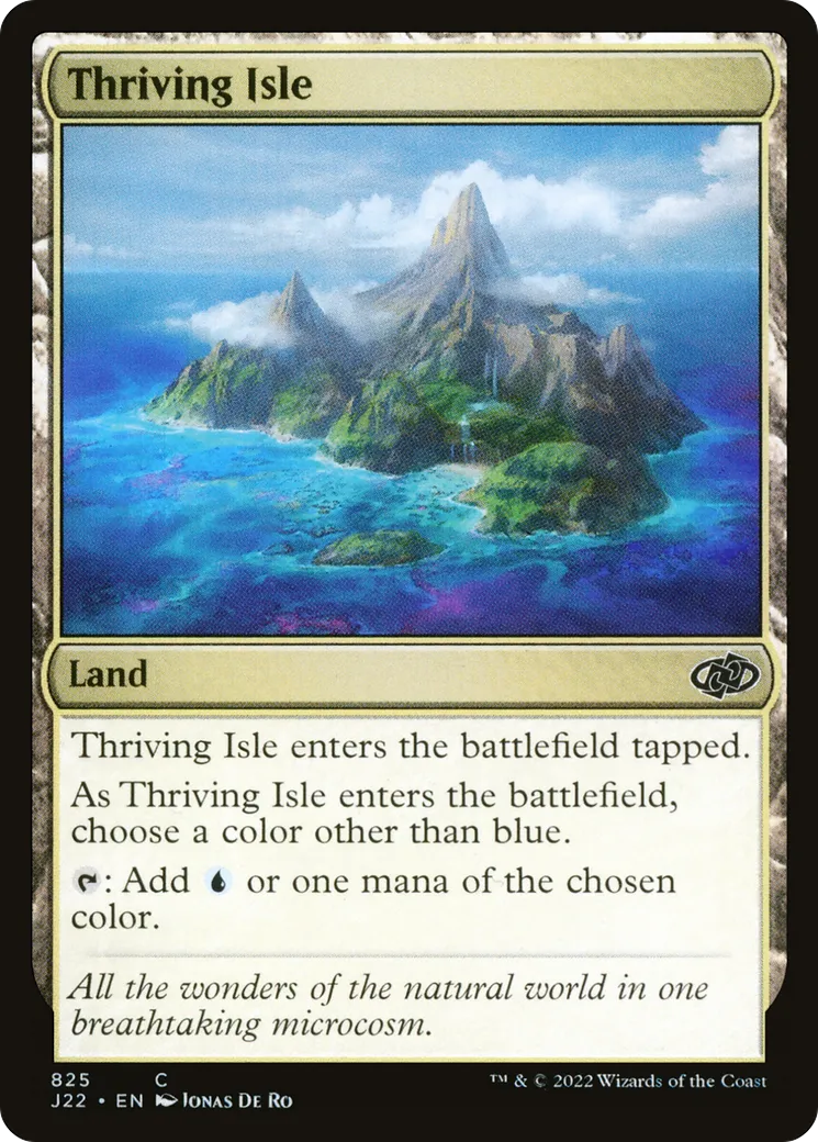 Thriving Isle — Jumpstart 2022 — Magic: The Gathering