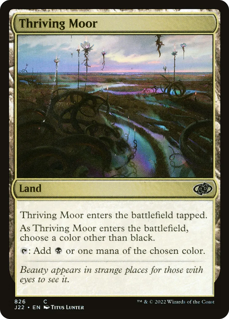 Thriving Moor — Jumpstart 2022 — Magic: The Gathering