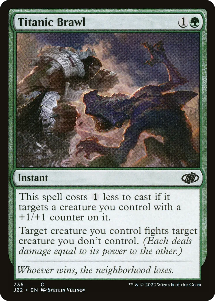 Combat titanesque — Jumpstart 2022 — Magic: The Gathering