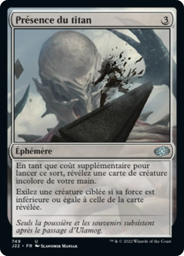 Présence du titan — Jumpstart 2022 — Magic: The Gathering