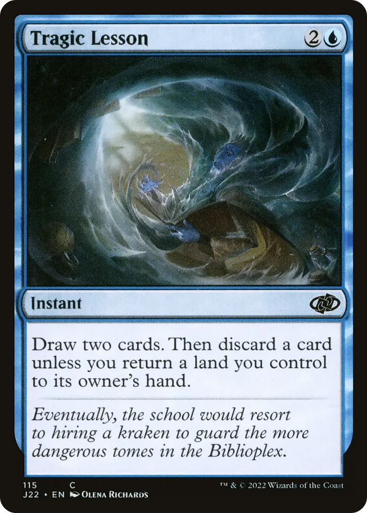 Tragic Lesson — Jumpstart 2022 — Magic: The Gathering