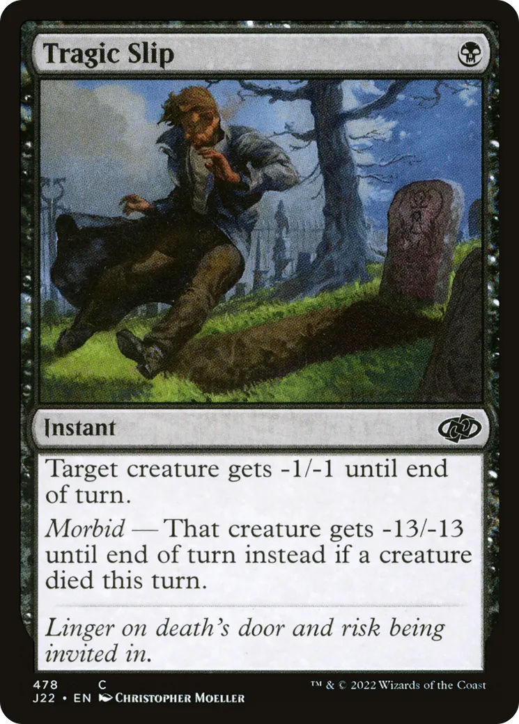 Tragic Slip — Jumpstart 2022 — Magic: The Gathering