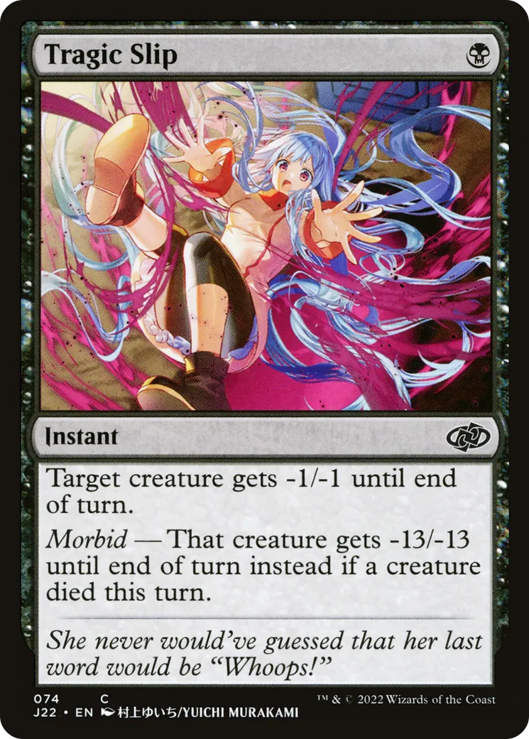 Tragic Slip — Jumpstart 2022 — Magic: The Gathering