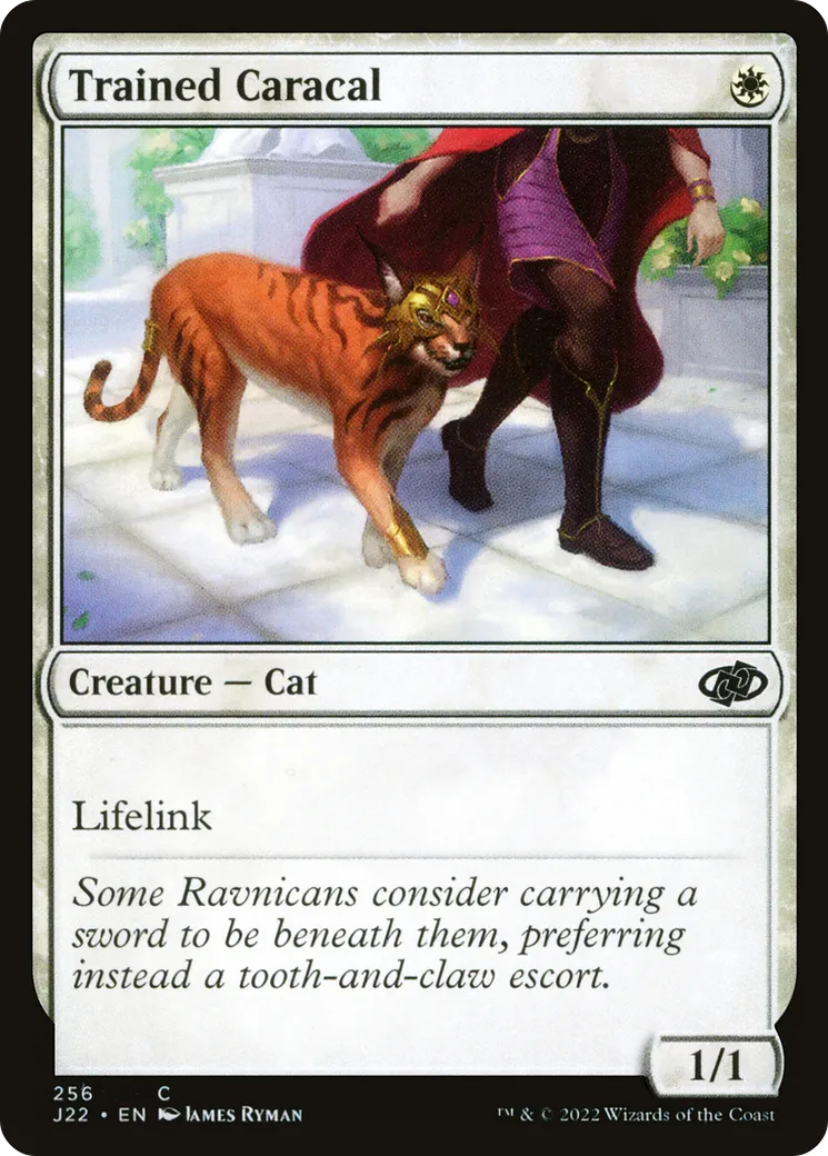 Trained Caracal — Jumpstart 2022 — Magic: The Gathering