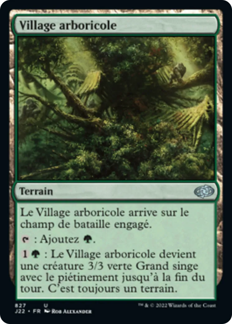 Village arboricole — Jumpstart 2022 — Magic: The Gathering