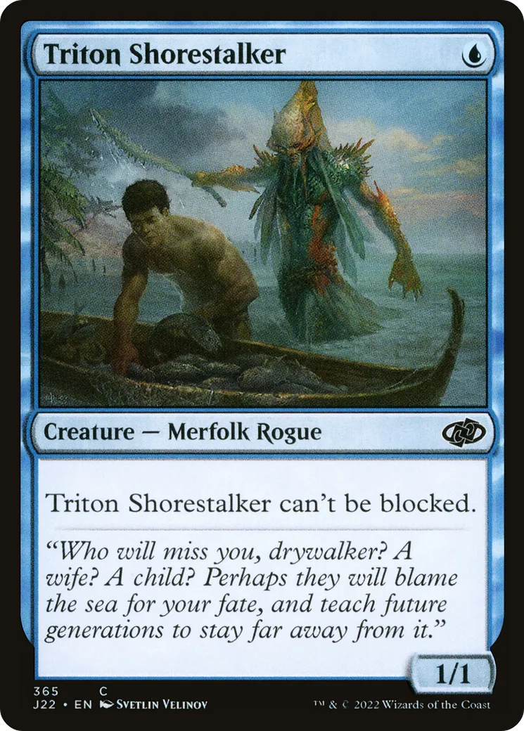 Triton Shorestalker — Jumpstart 2022 — Magic: The Gathering