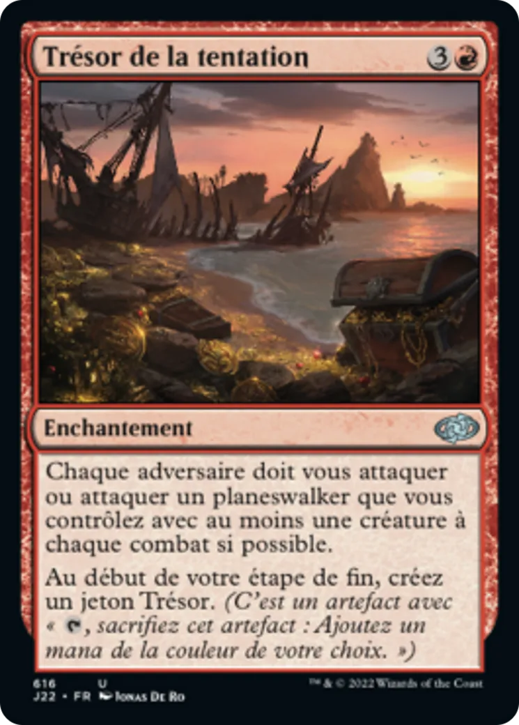 Trésor de la tentation — Jumpstart 2022 — Magic: The Gathering