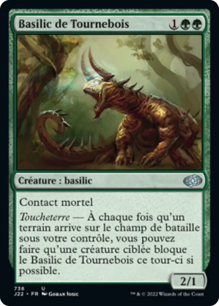 Basilic de Tournebois — Jumpstart 2022 — Magic: The Gathering