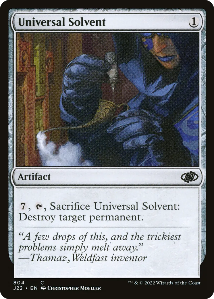 Universal Solvent — Jumpstart 2022 — Magic: The Gathering