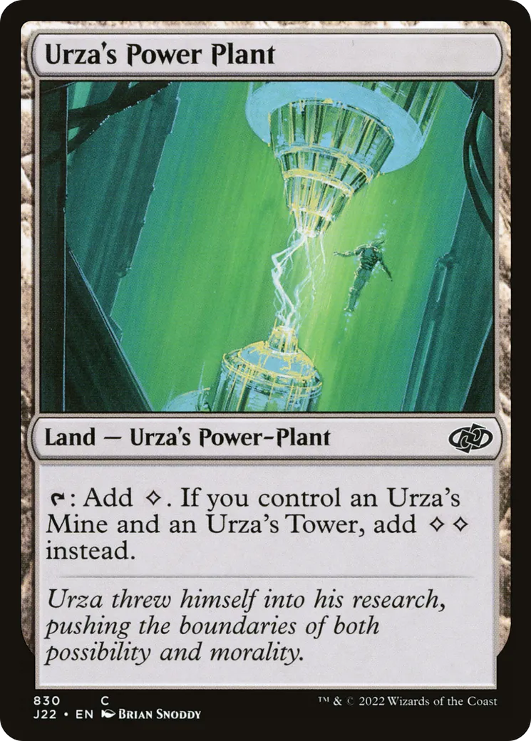 Urza's Power Plant — Jumpstart 2022 — Magic: The Gathering