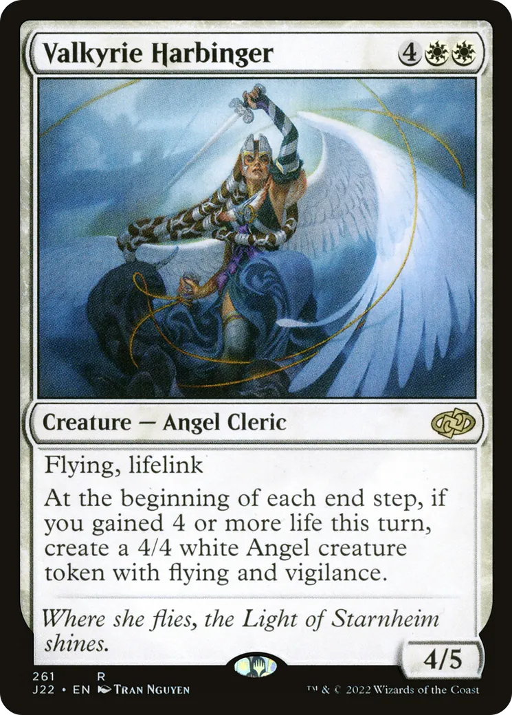 Valkyrie Harbinger — Jumpstart 2022 — Magic: The Gathering