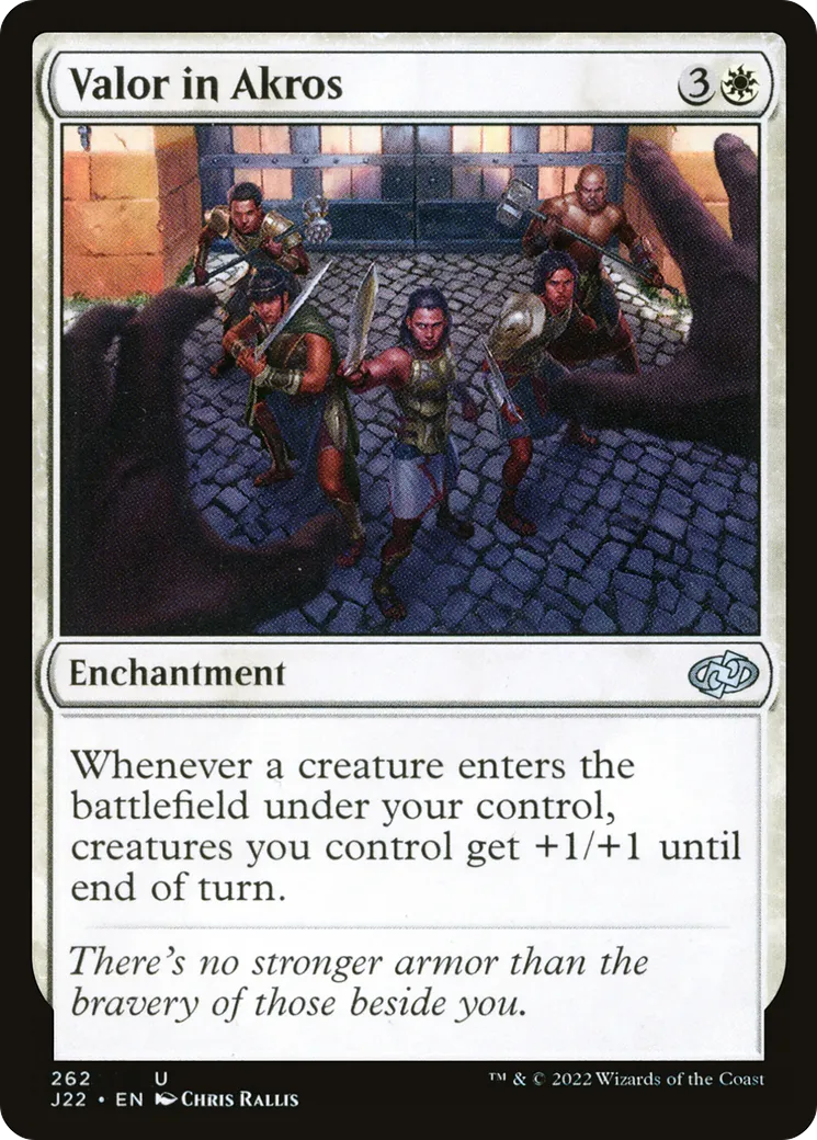 Valor in Akros — Jumpstart 2022 — Magic: The Gathering