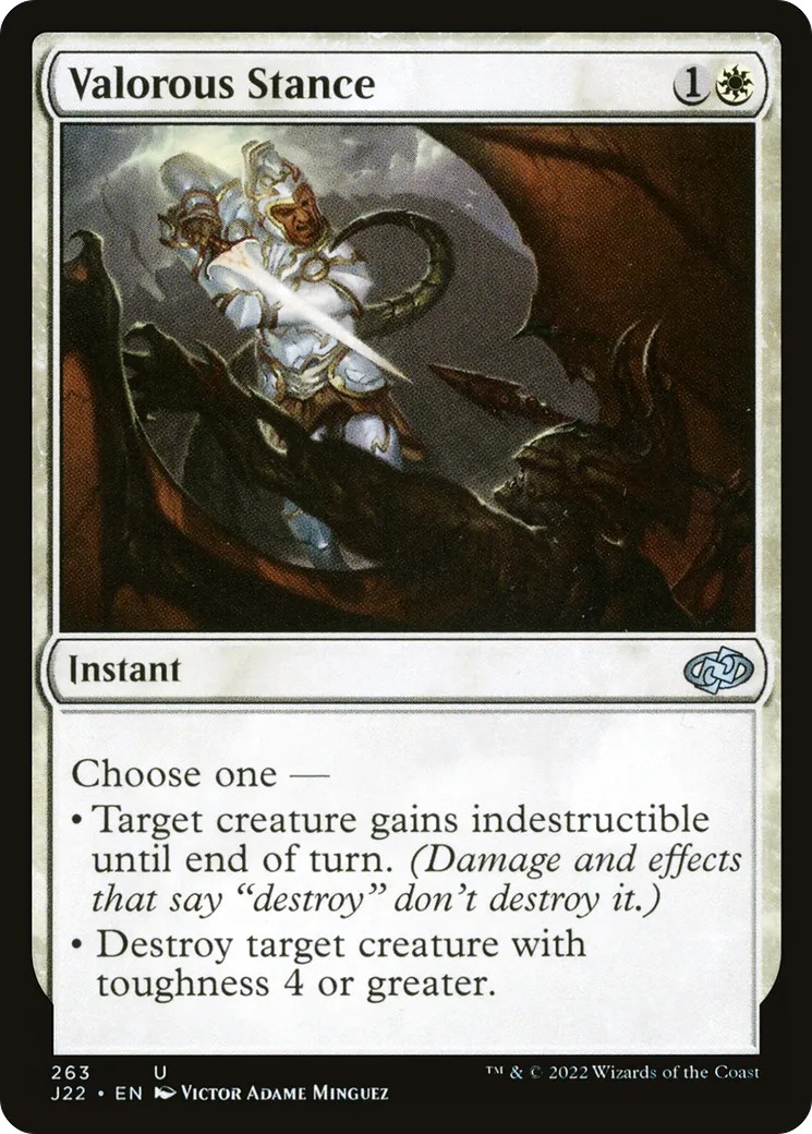 Valorous Stance — Jumpstart 2022 — Magic: The Gathering