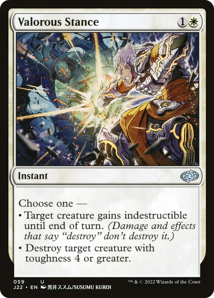 Valorous Stance — Jumpstart 2022 — Magic: The Gathering