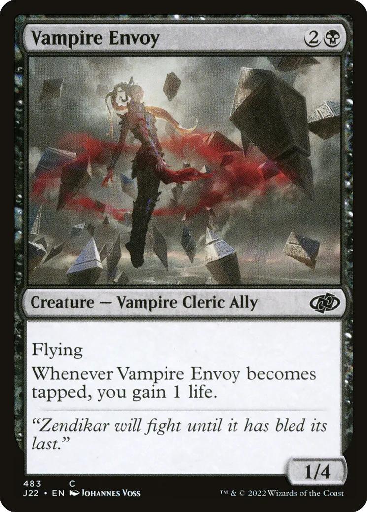Vampire Envoy — Jumpstart 2022 — Magic: The Gathering