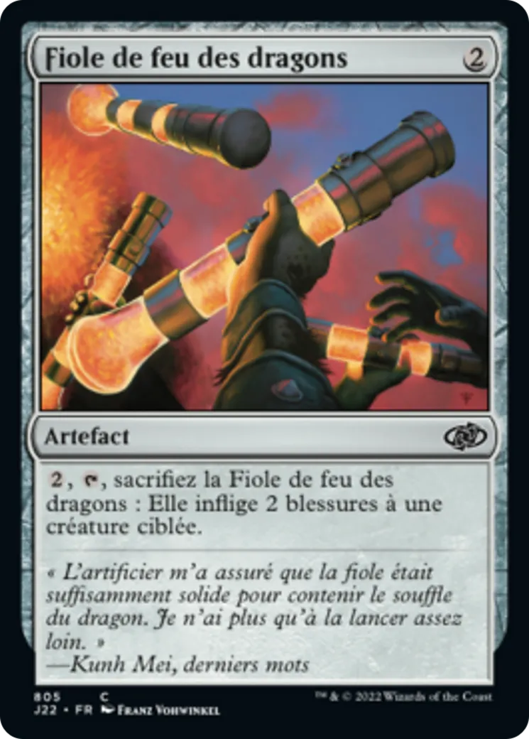 Fiole de feu des dragons — Jumpstart 2022 — Magic: The Gathering