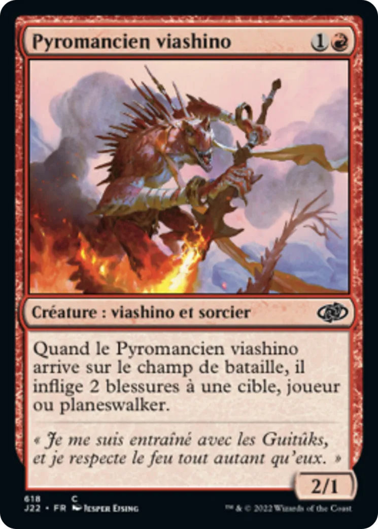 Pyromancien viashino — Jumpstart 2022 — Magic: The Gathering