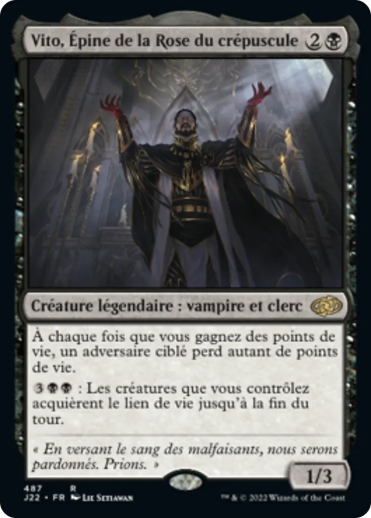 Vito, Épine de la Rose du crépuscule — Jumpstart 2022 — Magic: The Gathering