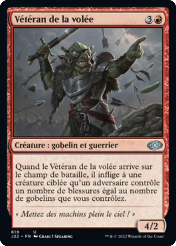 Vétéran de la volée — Jumpstart 2022 — Magic: The Gathering