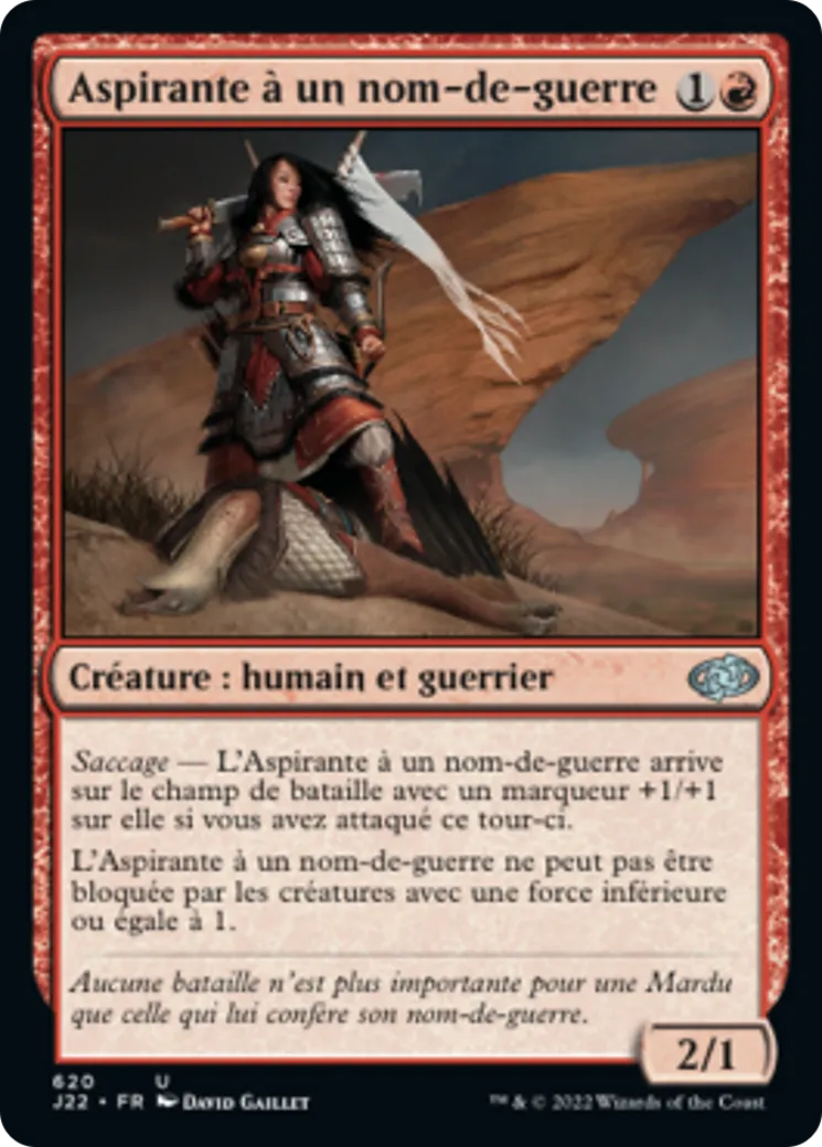 Aspirante à un nom-de-guerre — Jumpstart 2022 — Magic: The Gathering
