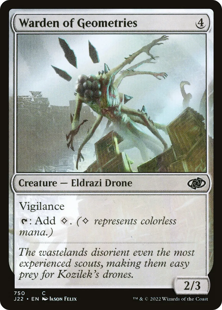 Warden of Geometries — Jumpstart 2022 — Magic: The Gathering