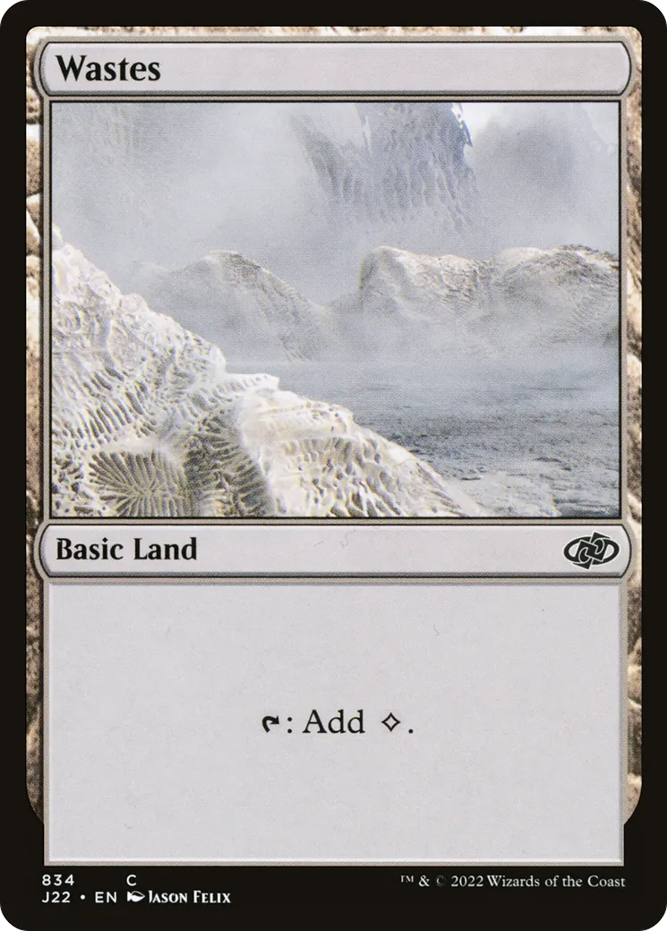 Wastes — Jumpstart 2022 — Magic: The Gathering