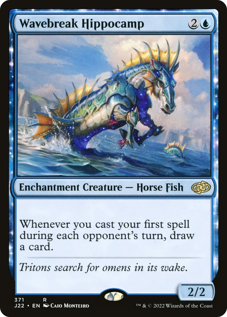 Wavebreak Hippocamp — Jumpstart 2022 — Magic: The Gathering