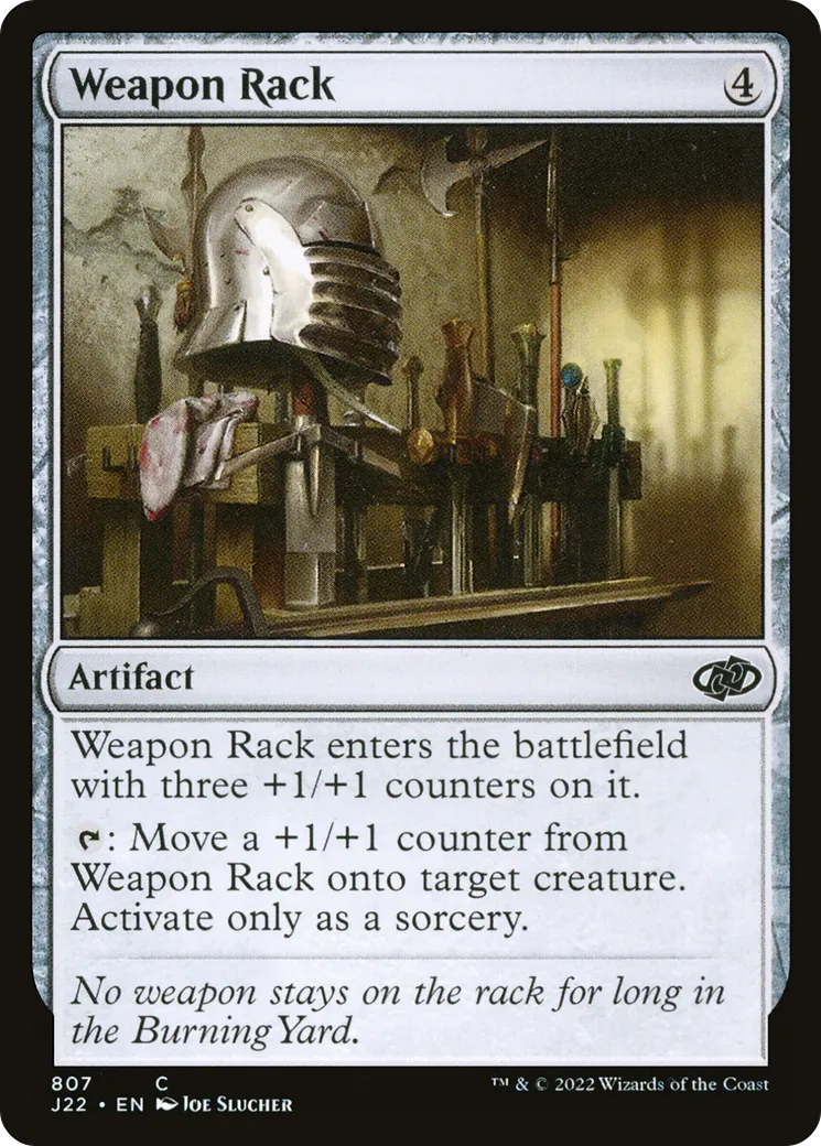 Weapon Rack — Jumpstart 2022 — Magic: The Gathering