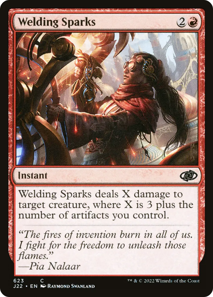Welding Sparks — Jumpstart 2022 — Magic: The Gathering
