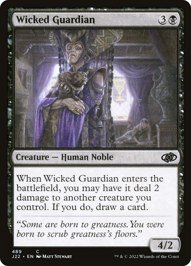 Wicked Guardian — Jumpstart 2022 — Magic: The Gathering
