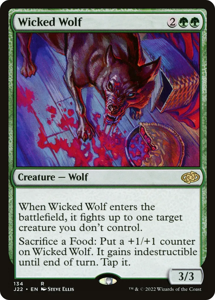 Wicked Wolf — Jumpstart 2022 — Magic: The Gathering