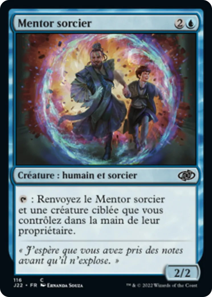 Mentor sorcier — Jumpstart 2022 — Magic: The Gathering