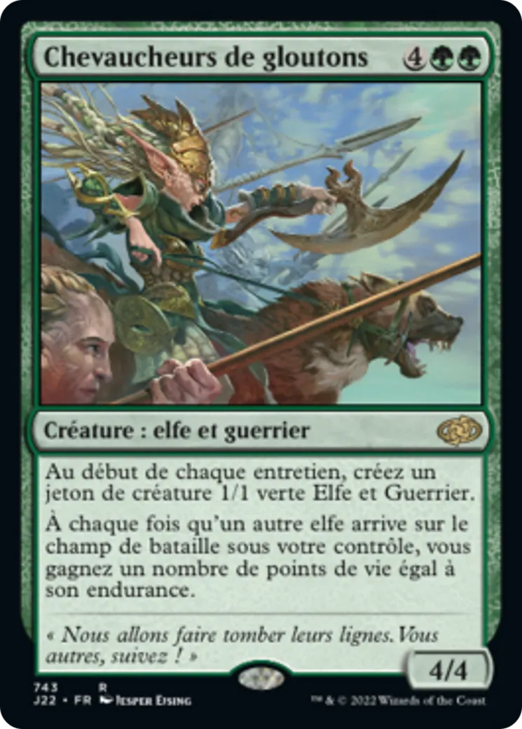 Chevaucheurs de gloutons — Jumpstart 2022 — Magic: The Gathering