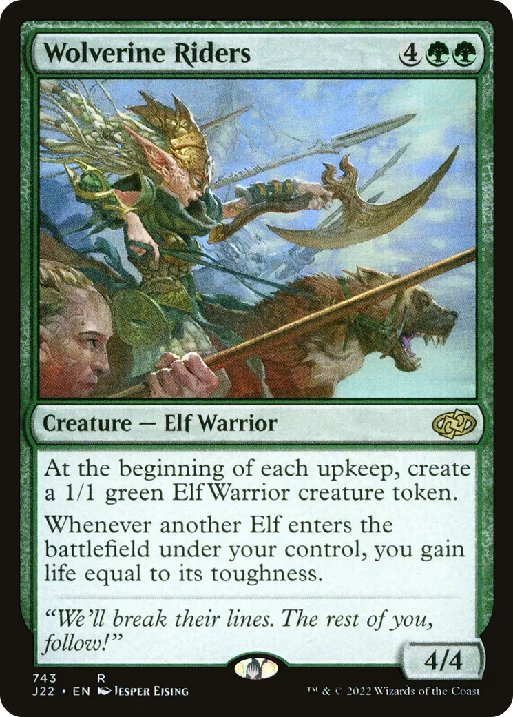 Wolverine Riders — Jumpstart 2022 — Magic: The Gathering